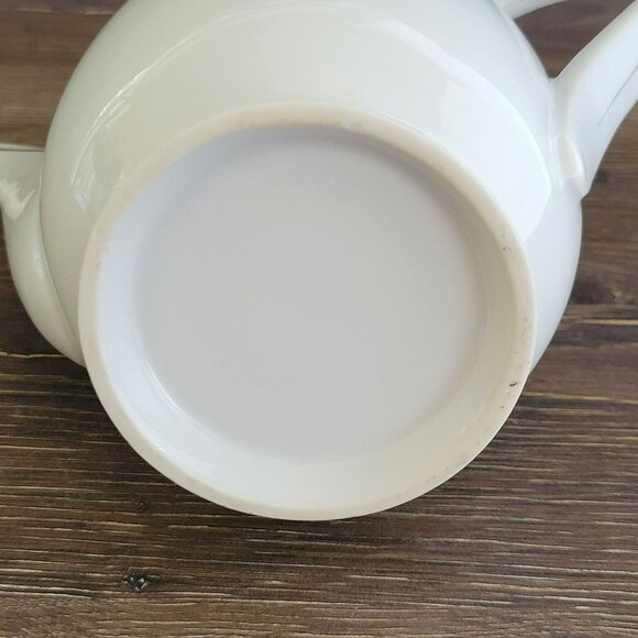 Vintage Pinecone Porcelain Coffee/Tea Pot With Lid, Brown & Gold Tree Branch & - Picture 9 of 13